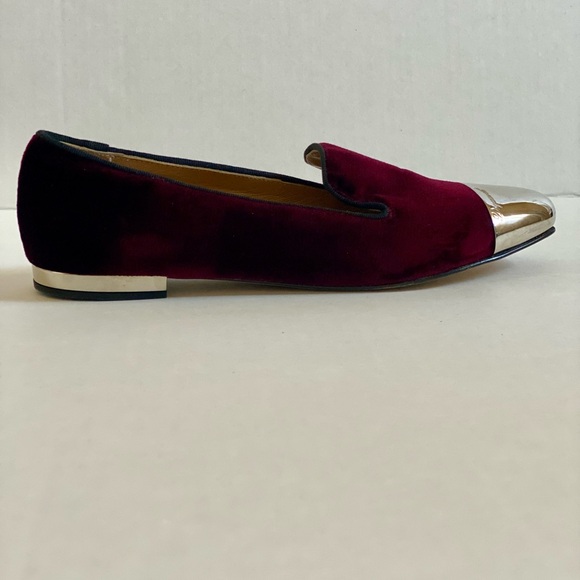 DSQUARED2 Metallic toe burgundy shoes 6.5 - Picture 7 of 11